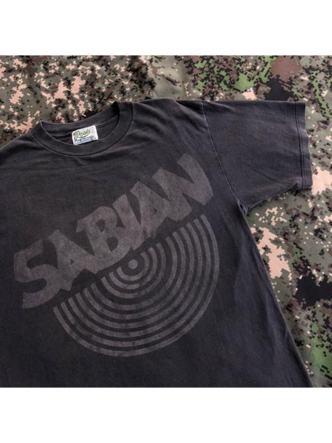 Other Designers Vintage - Vtg Sabian Drum Cymbal Tshirt