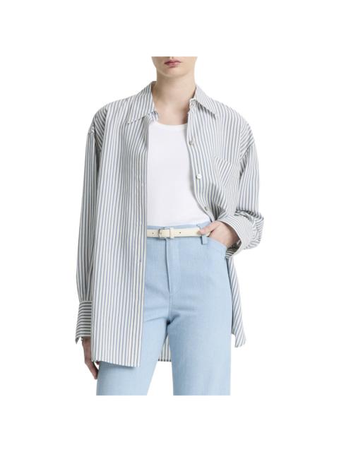 Vince Vince Furrow Stripe Button Down Shirt