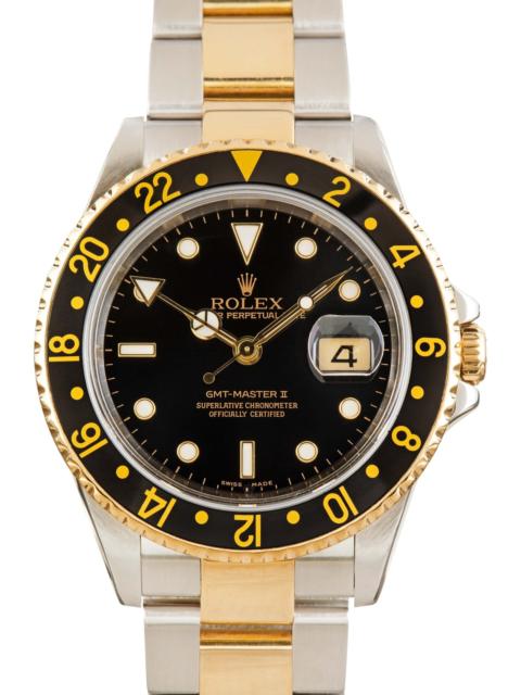 ROLEX Rolex GMT-Master II Ref 16713 Gold and Steel
