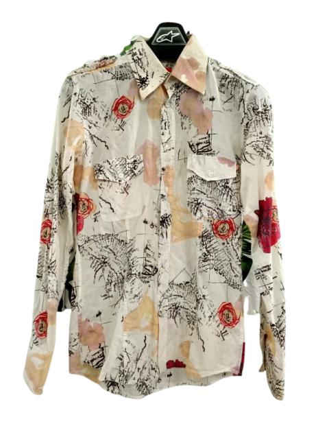 Other Designers Hugo Boss - Vintage Hugo Boss Marilyn Monroe Hawaii Fullprint Shirt