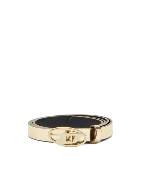 Diesel oval-buckle belt