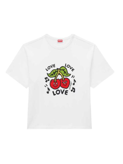KENZO Kenzo Women `Kenzo Sounds` Embroidered Oversized Cotton T-Shirt