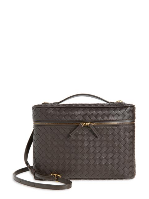 Bottega Veneta Bottega Veneta Soft Vanity Intrecciato Leather Vanity Case in 2190 Fondant-M Brass at Nordstrom