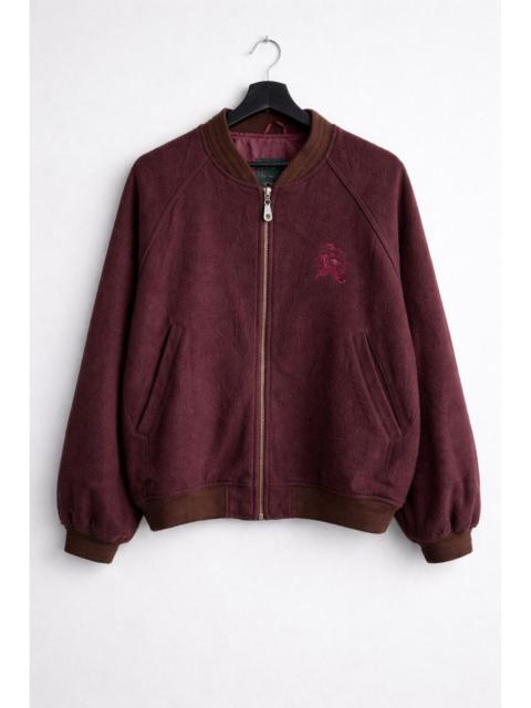 Other Designers Japanese Brand - Vintage HASH Uomo Cheerful Dog Wool Bomber Jacket