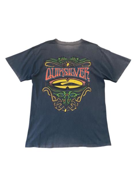 Other Designers RARE Vintage Quiksilver Psychedelic Tribal Graphic Tee