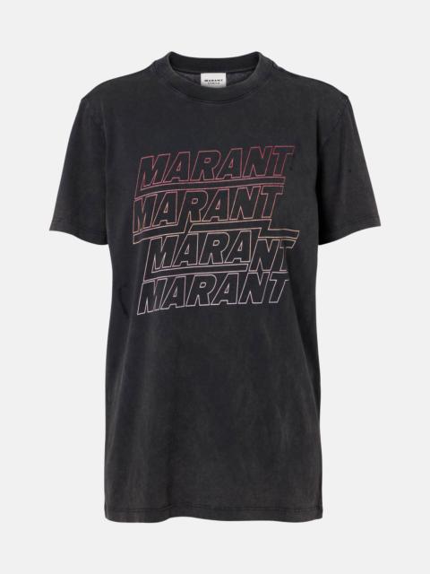 Isabel Marant Étoile Zoeline printed cotton jersey T-shirt