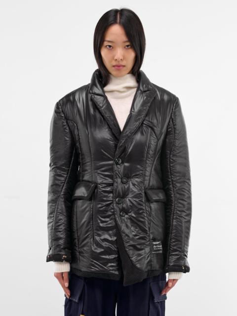 UNDERCOVER Black Quilted Padded Nylon Blazer