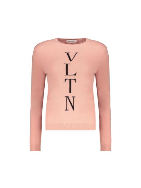 Valentino Valentino Womens Pink Wool Crewneck Sweater