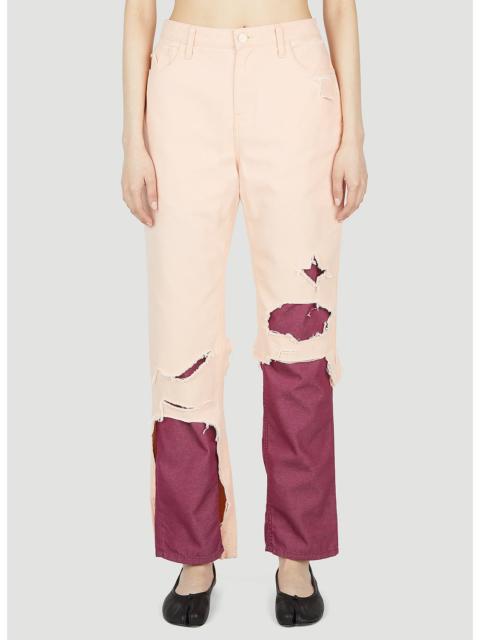 Raf Simons Raf Simons Women Distressed Jeans