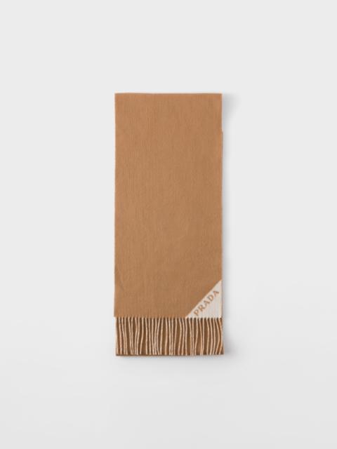 Prada Double cashmere scarf