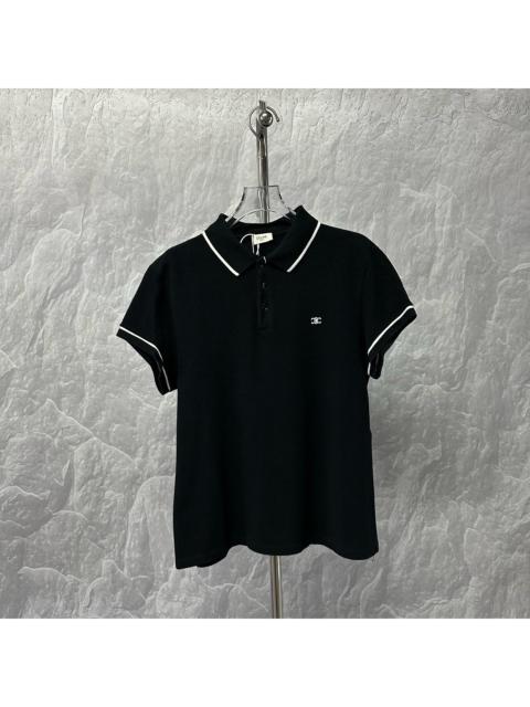 CELINE Celine Striped Polo Short Sleeve Shirt