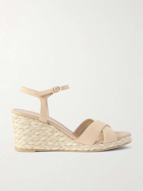 Dayna suede espadrille wedge sandals Beige