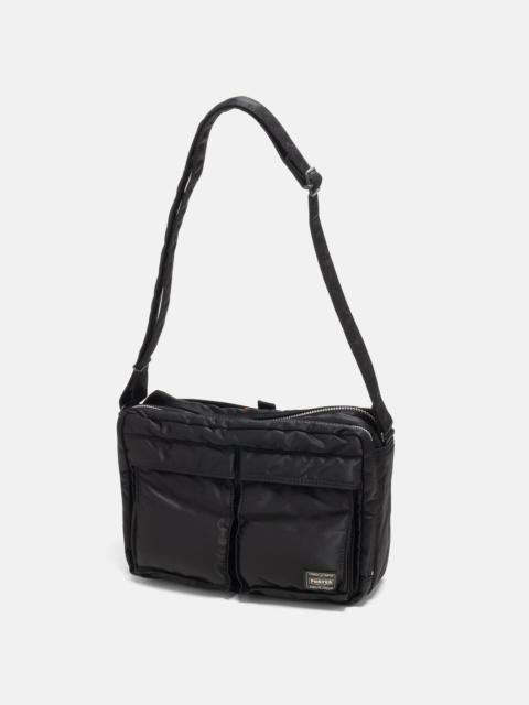 PORTER TANKER Sling Bag w/ Zip (L) Black