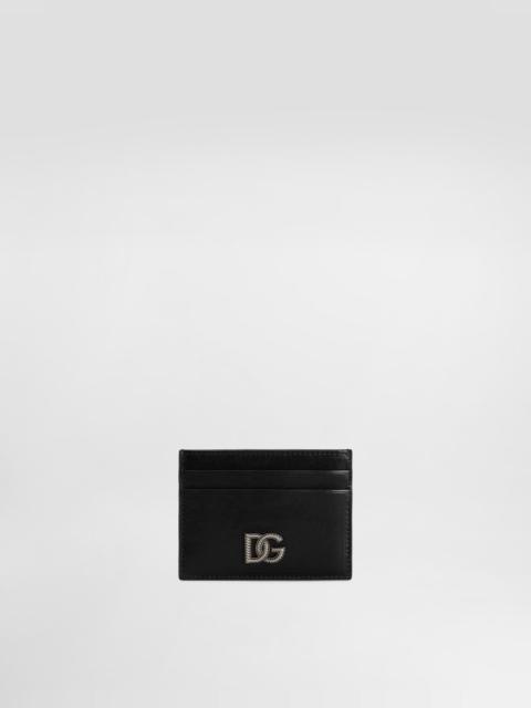 Dolce & Gabbana Tempesta calfskin card holder