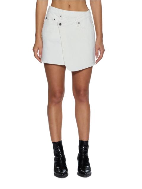 Ksubi RAP SKIRT CURVE ECRU