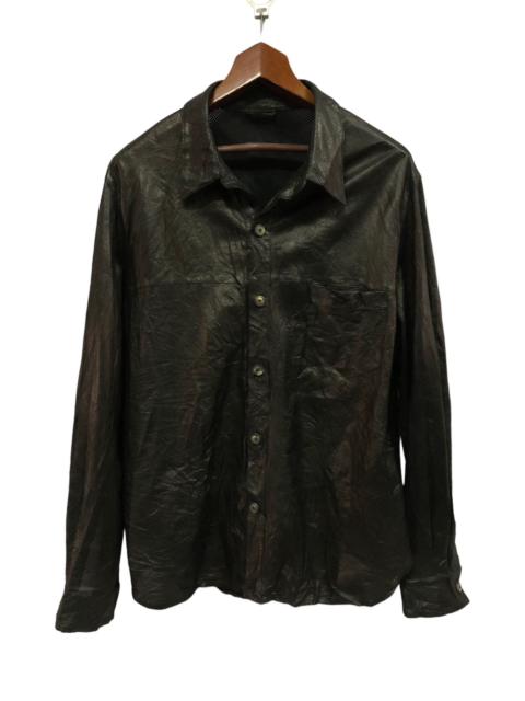 Salvatore Ferragamo Salvatore Ferragamo Leather Shirt