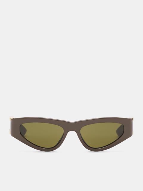 Bottega Veneta Brown Dash Cat Eye Sunglasses