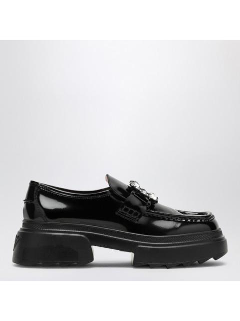 Roger Vivier Roger Vivier Wallaviv Black Patent Leather Platform Loafer Women