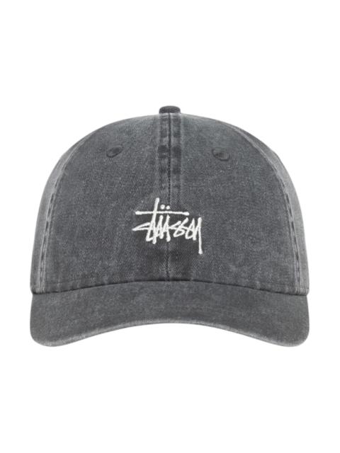 Stüssy Stussy Washed Basic Cap Cap Washed Charcoal