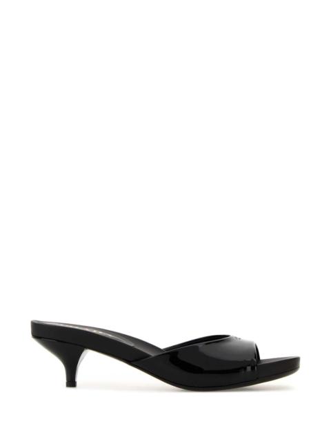 Prada Prada Women Black Leather Mules