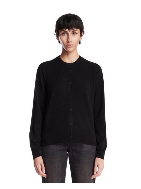 The Row Black Cashmere Cardigan