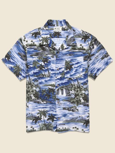 RRL by Ralph Lauren Aloha Camp Shirt - Blue