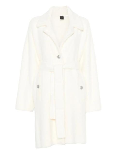 PINKO `Zante` Faux Fur Coat