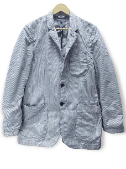Other Designers Tommy Hilfiger × Vintage - VINTAGE TOMMY HILFIGER BLAZER COAT HICKORY JACKET