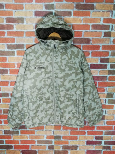 Other Designers Columbia - Columbia puffer digital camouflage hoodie