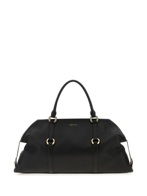 Alexander McQueen Black leather Farringdon Maxi handbag