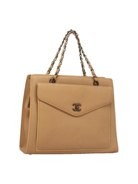 CHANEL Leather tote