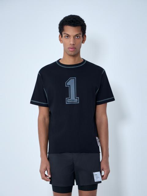 SATISFY Logo Motif Cotton Jersey T-Shirt
