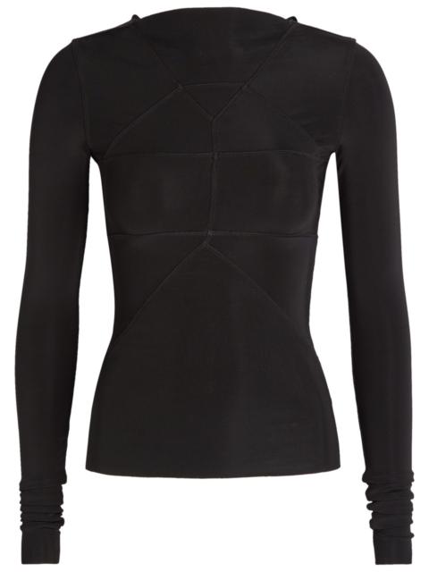Rick Owens Rick Owens Temple Stretch-jersey top