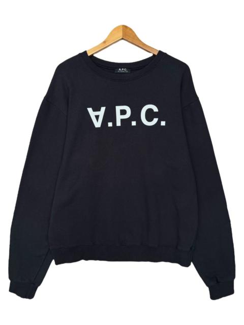 A.P.C. A.P.C. Paris Spellout Boxy Baggy Sweatshirt Hoodie