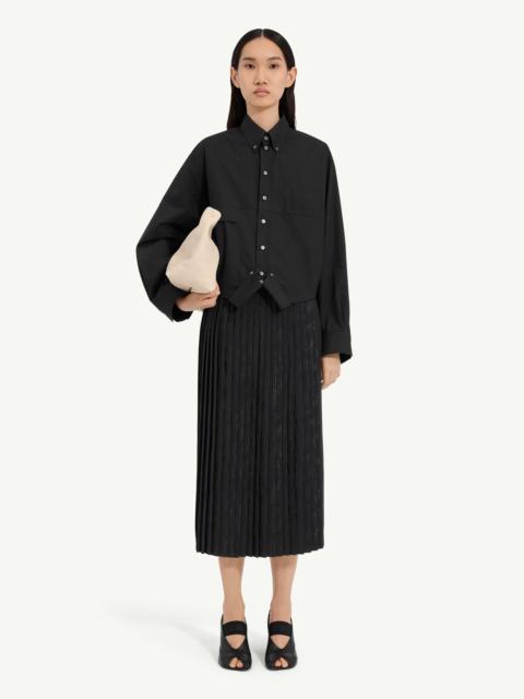 MM6 Maison Margiela Mirrored cotton poplin shirt