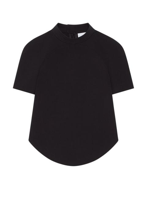 courrèges CIRCLE HERITAGE SHORT SLEEVE TOP