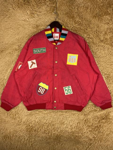 Other Designers Japanese Brand - Vintage I.N. Express Nobuo Ikeda Varsity Jacket DJ0971