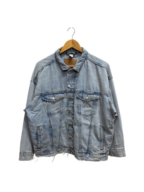 Other Designers H&M × Japanese Brand - & Denim Distressed Denim Jacket
