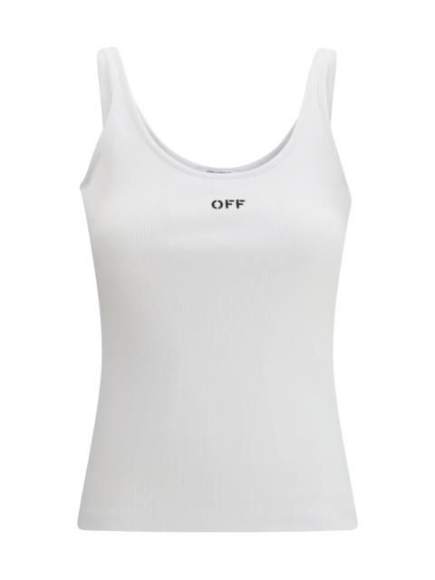Off-White Off-White Women Off Stamp Rib Tank Top