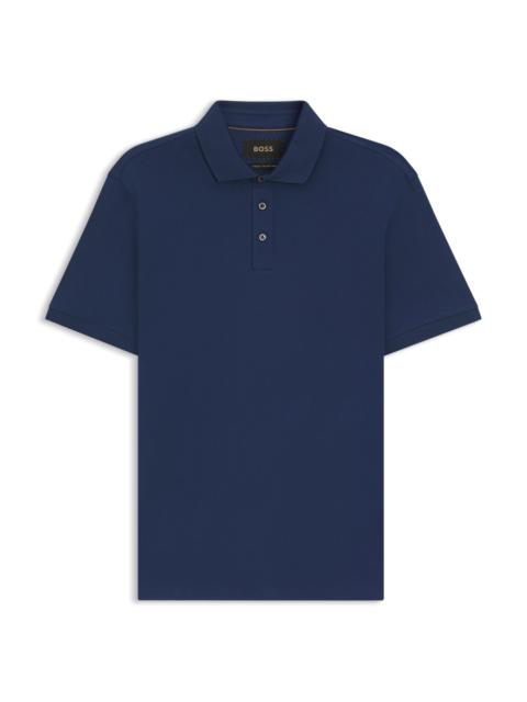 BOSS REGULAR-FIT POLO SHIRT IN MERCERIZED COTTON