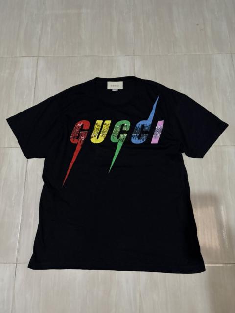 GUCCI GUCCI BLADE BLACK T-SHIRT