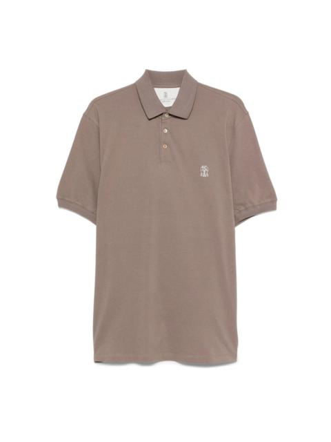 Brunello Cucinelli Brunello Cucinelli Grey Polo Shirts Men