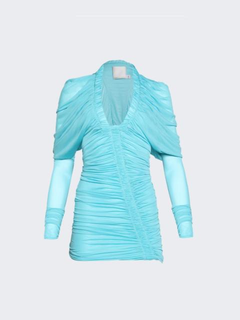 CHRISTOPHER ESBER Orion Micro Dress Cyan