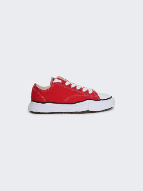 Maison MIHARAYASUHIRO Peterson Og Sole Canvas Low Top Sneaker Red