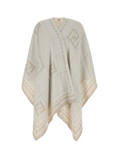 FENDI Fendi Women Embroidered Wool Cape
