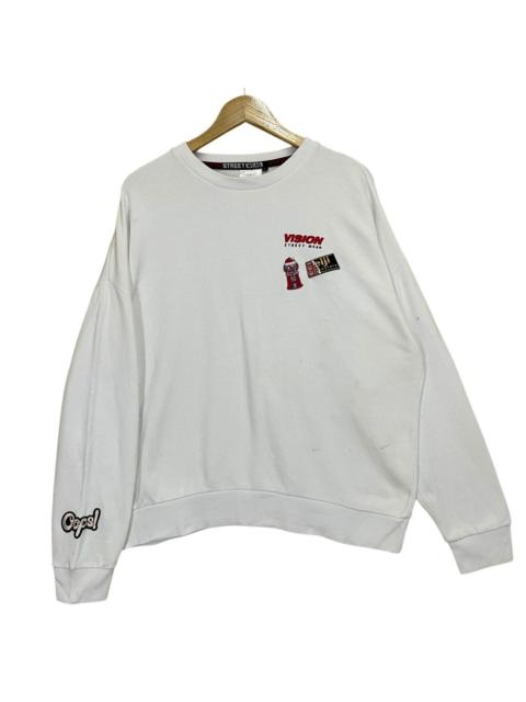 Other Designers Vision Streetwear Crewneck Sweatshirt Baggy Size L