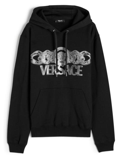 VERSACE Versace Logo-printed Cotton Sweatshirt