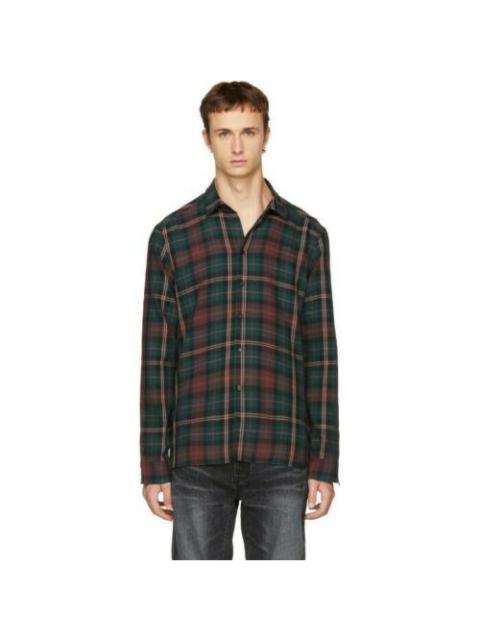 Faith Connexion wool and cotton plaid shirt