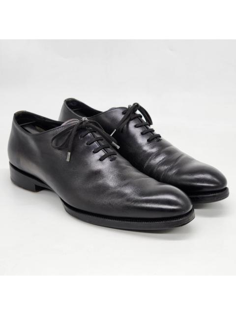 Tom Ford - Elkan Black Leather Whole-cut Oxford Shoes