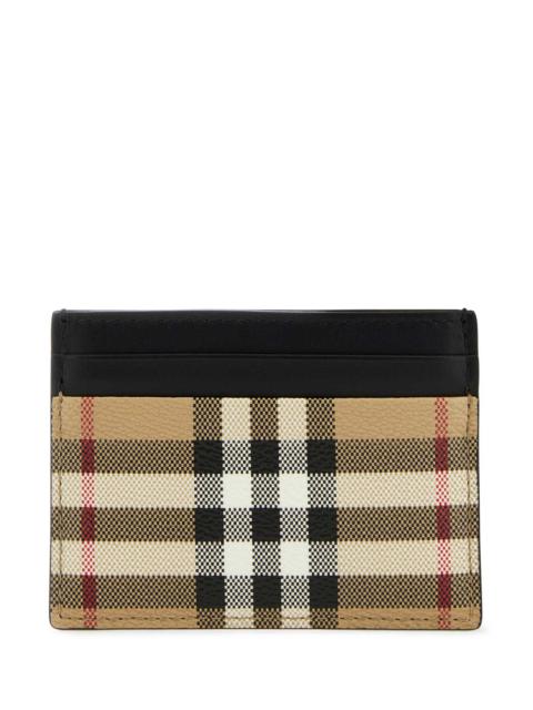 Burberry Men Printed Canvas Cardholder